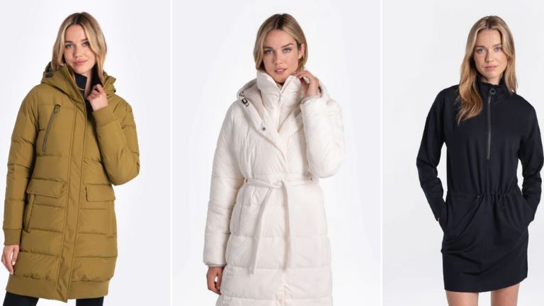 Lolë propose plusieurs manteaux d’hiver à 50% pour sa vente de fin de saison.